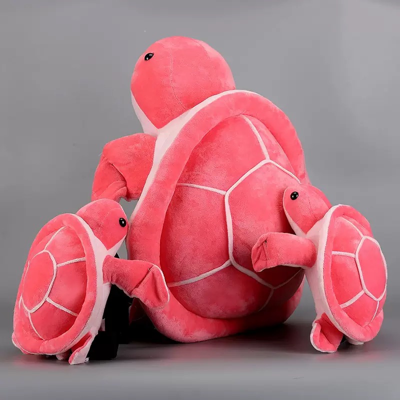 Pink turtle butt pad set